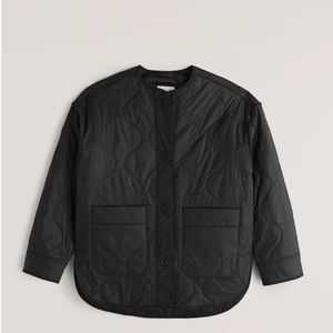 Abercrombie quilted liner jacket lightly used